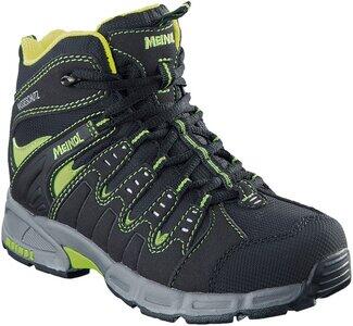 MEINDL Kinder- und Jugendwanderschuh Snap Junior Mid Schwarz / Gelb / Grün - Gr. - 31 von Meindl