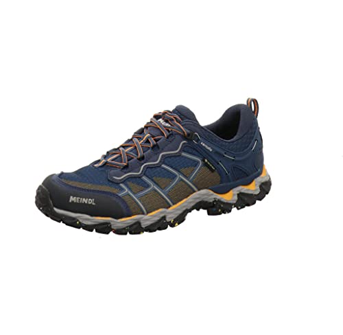 Meindl Houston GTX Herren Trailrunningschuh Jeans/ORANGE - 11,5/46.5 von Meindl