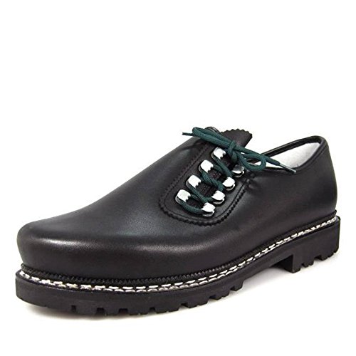 Meindl 1260-01 Berchtesgaden Herren Haferlschuhe aus Rindboxleder Lederfutter, Groesse 41, schwarz von Meindl