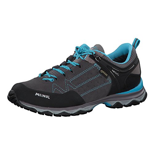 Meindl Damen Leichtwanderschuh Ontario Lady Gtx Trekking-& Wanderhalbschuhe, Grau (Grau/Azurblau 003), 37.5 EU (4.5 UK) von Meindl