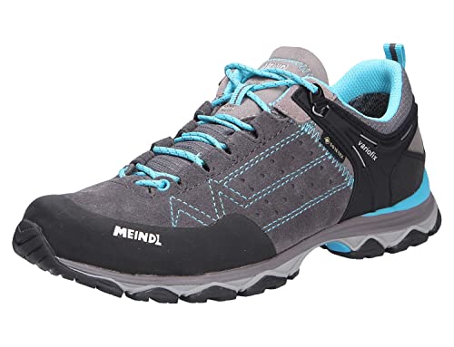 Meindl Damen Leichtwanderschuh Ontario Lady Gtx Trekking-& Wanderhalbschuhe, Grau (Grau/Azurblau 003), 39.5 EU (6 UK) von Meindl