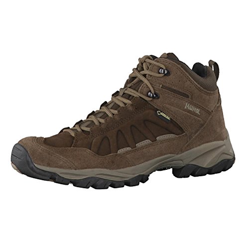 Meindl Damen Multifuntionsschuh Nebraska Lady Mid GTX Trekking-& Wanderstiefel, Dunkelbraun, 43 EU von Meindl