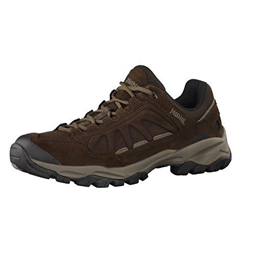Meindl Damen Nebraska Lady (XL) Trekking-& Wanderhalbschuhe, Braun Dunkelbraun 46 von Meindl