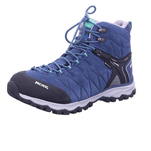 Meindl Mondello Lady Mid GTX Jeans/TÜRKIS - 8/42 von Meindl