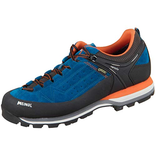 Meindl Literock GTX Herren Wanderschuh Blue/ORANGE - 10/44.5 von Meindl