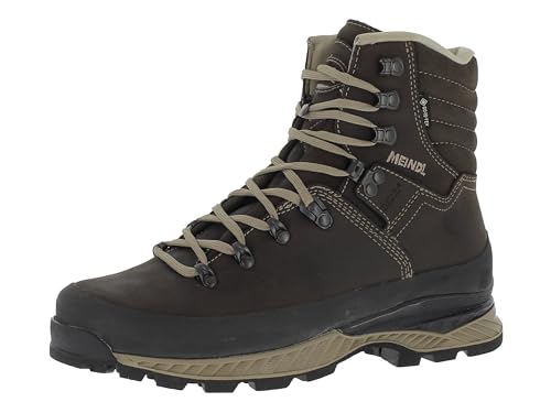Meindl Island MFS 3000 wasserdichte und stabile Bergschuhe Herren mit griffiger Laufsohle und Nubukleder Obermaterial | Jagdschuhe | Trekking Dunkelbraun EU 42 von Meindl
