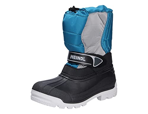 Meindl Kinder Snowy 3000 Winterstiefel, silber/petrol, EU 33 von Meindl