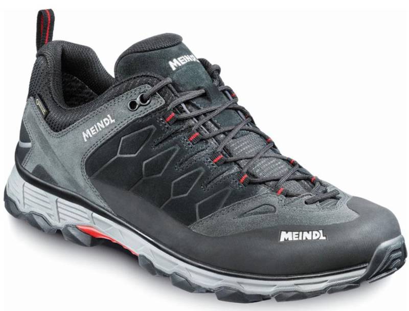 Meindl Lite Trail GTX Herren Multifunktionsschuh anthrazit/rot UK 8,5 von Meindl