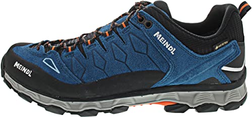 Meindl Herren Anthracite/R Wanderstiefel, Blau/Orange, 46 EU von Meindl