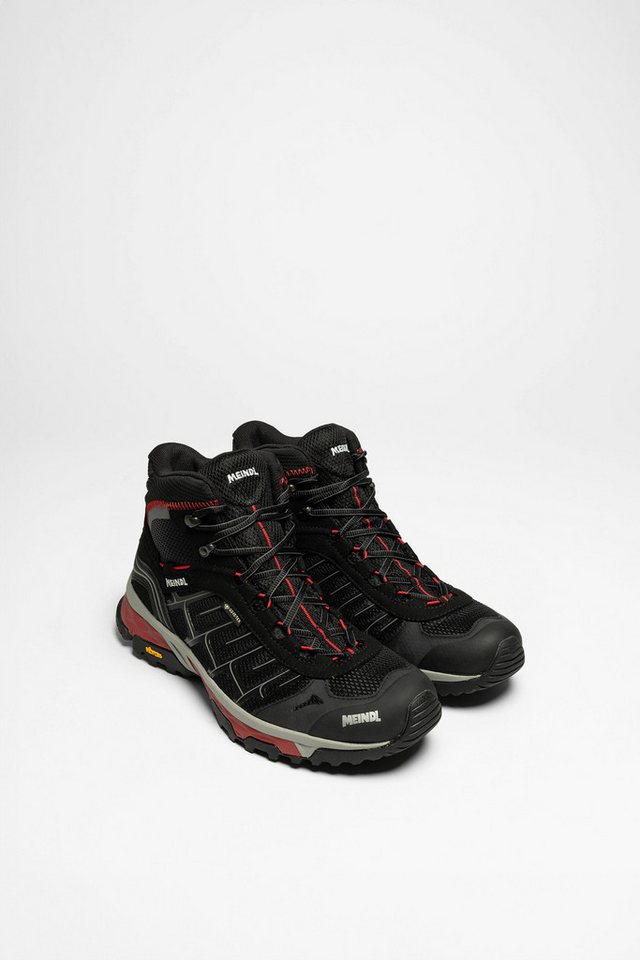 Meindl Meindl Herren Hikingstiefel FINALE MID GTX Schwarz Rot Outdoorschuh von Meindl