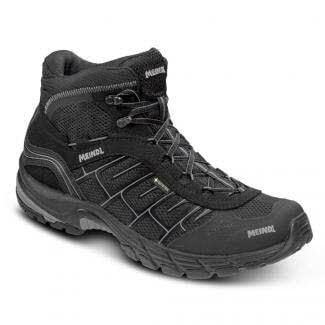 Meindl Herren Quebec Mid GTX Wanderstiefel, Schwarz Silber, 42.5 EU von Meindl