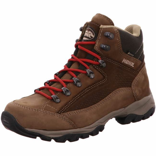 Meindl Schnürstiefel, GTX, braun rot 5,5 von Meindl
