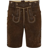 Meindl Trachtenlederhose mit Stickerei und Metallschnalle in 26 von Meindl