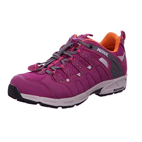 Meindl Unisex-Kinder Multifunktionsschuh Snap Junior Trekking-& Wanderhalbschuhe, Violett (Fuchsia/Orange 098) von Meindl