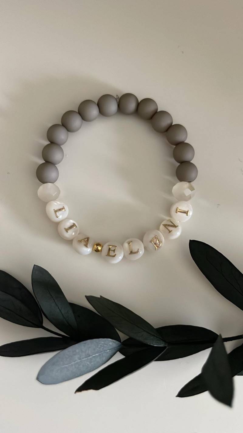 Perlenarmband Babyarmband Perlenschmuck Perlmutt Geschenk Für Die Geburt, Taufe, Geburtstag von MeinePerlenideen