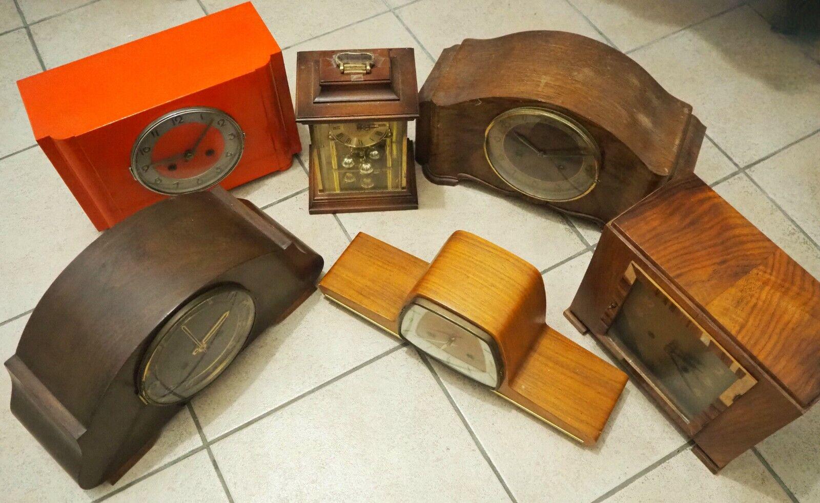 6 Uhren Posten Ersatzteilträger Defekt Kaminuhr Tischuhr Jahresuhr Holz 6 Uhren Posten Ersatzteilträger Defekt Kaminuhr Tischuhr Jahresuhr Holz von MeineSachenWaren