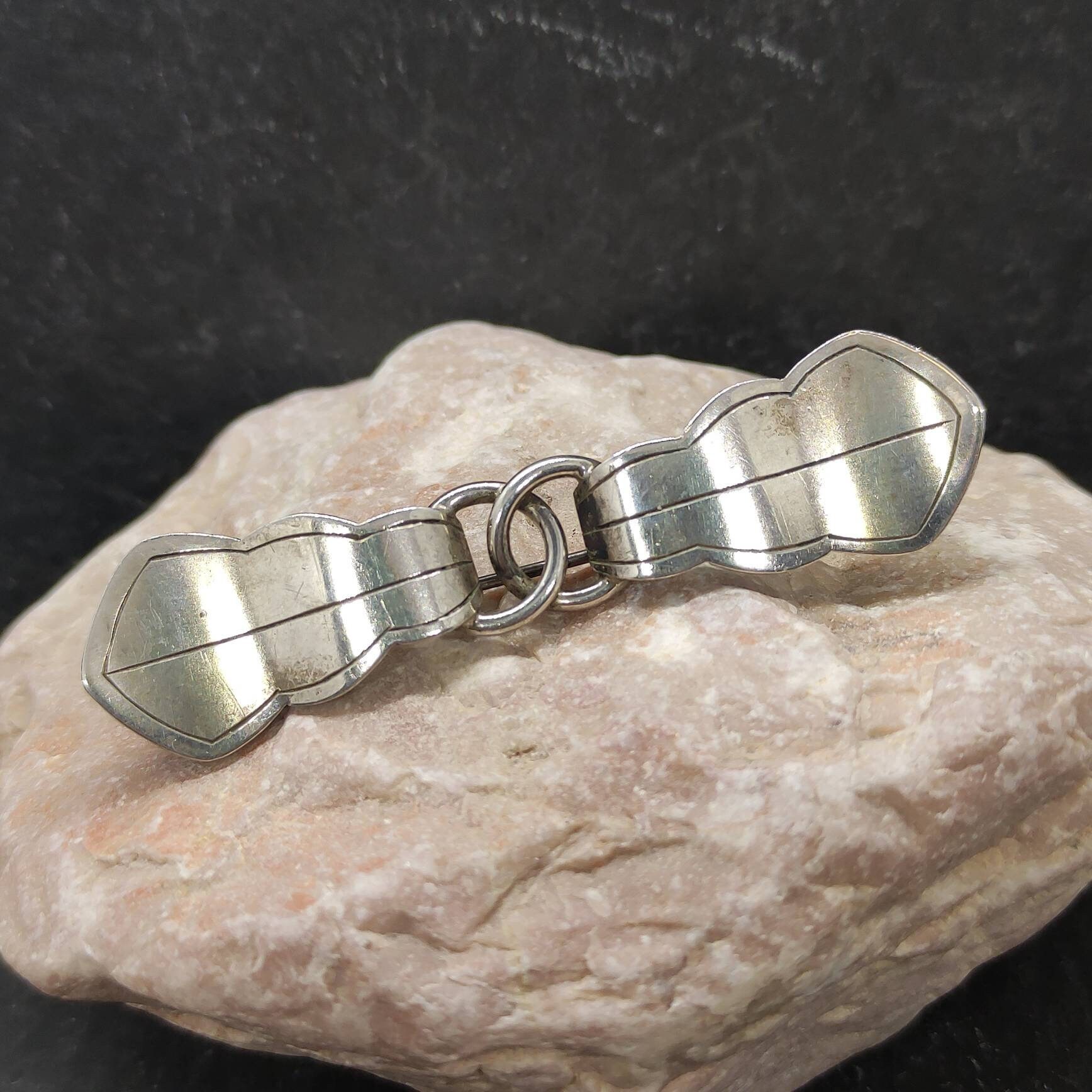 Brosche Handarbeit Damen 835Er Silber 6, 3cm Art Deco Stil Zeitlos Retro Silberbrosche Vintage Brosche Handarbeit Damen 835Er Silber 6, 3cm Art Deco Stil Zeitlos Retro Silberbrosche Vintage von MeineSchmuckliebe