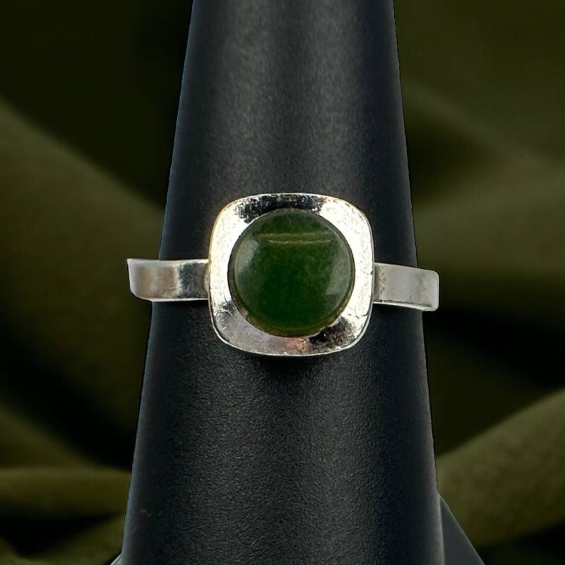 Edelstein Ring 18, 3mm Gr. 57 Verstellbar Design 925Er Silber Vintage Retro Geschenk Silberring Damen Damenring von MeineSchmuckliebe