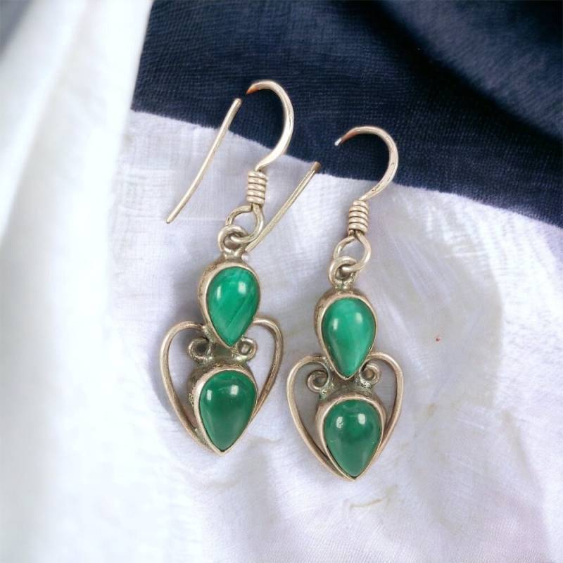 Hängeohrringe 925Er Silber Vintage Accessoires Geschenk Ohrring Hängend Mit Patina Retro von MeineSchmuckliebe