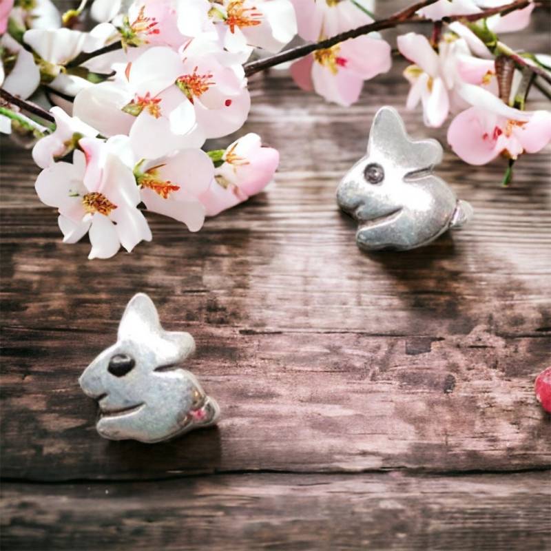 Hasen Ohrstecker 925Er Silber Ohrringe Vintage Accessoires Geschenk Häschen Kaninchen Ohrschmuck Ohr Stecker Damen Mädchen von MeineSchmuckliebe