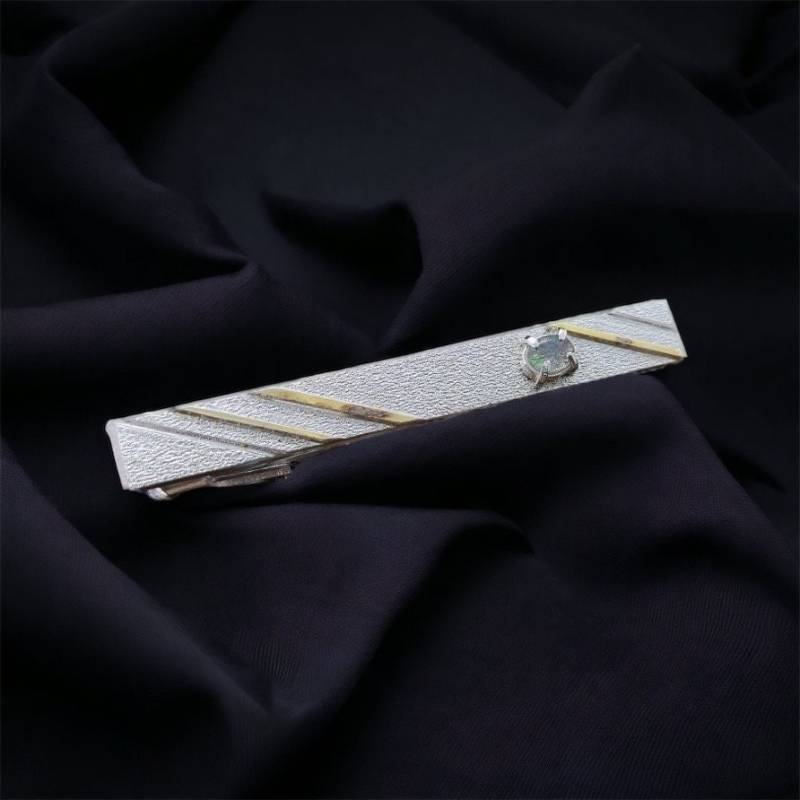 Krawattenklammer Tuchklammer Schalklammer Kleiderklammer Vintage Silber Design Geschenk von MeineSchmuckliebe