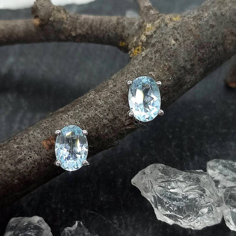 Ohrstecker 925Er Silber Ohrringe Mit Zirkonia Besetzt Vintage Accessoires Geschenk Ohr Stecker Damen Mädchen von MeineSchmuckliebe