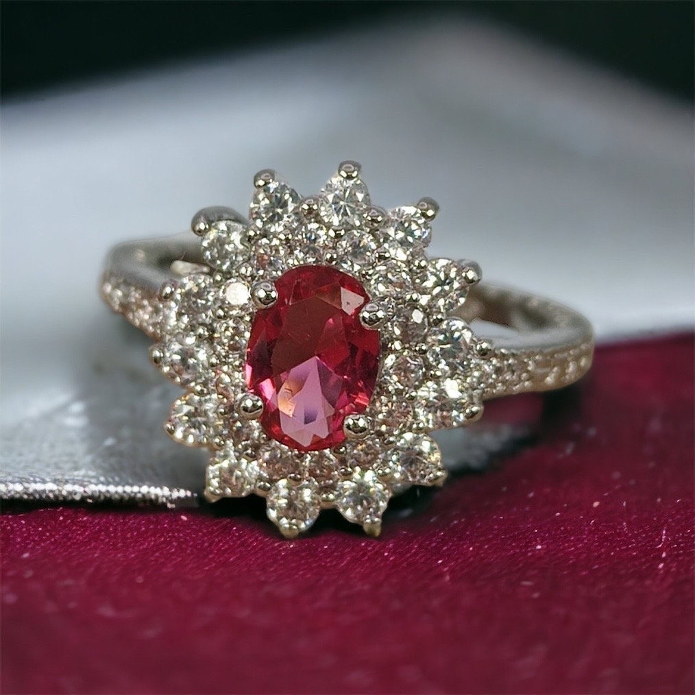 Ring 16, 6 Mm Gr. 52 Silberring 925Er Silber Zirkonia Damenring Vintage Edelstein Patina Retro Zeitlos Schön von MeineSchmuckliebe