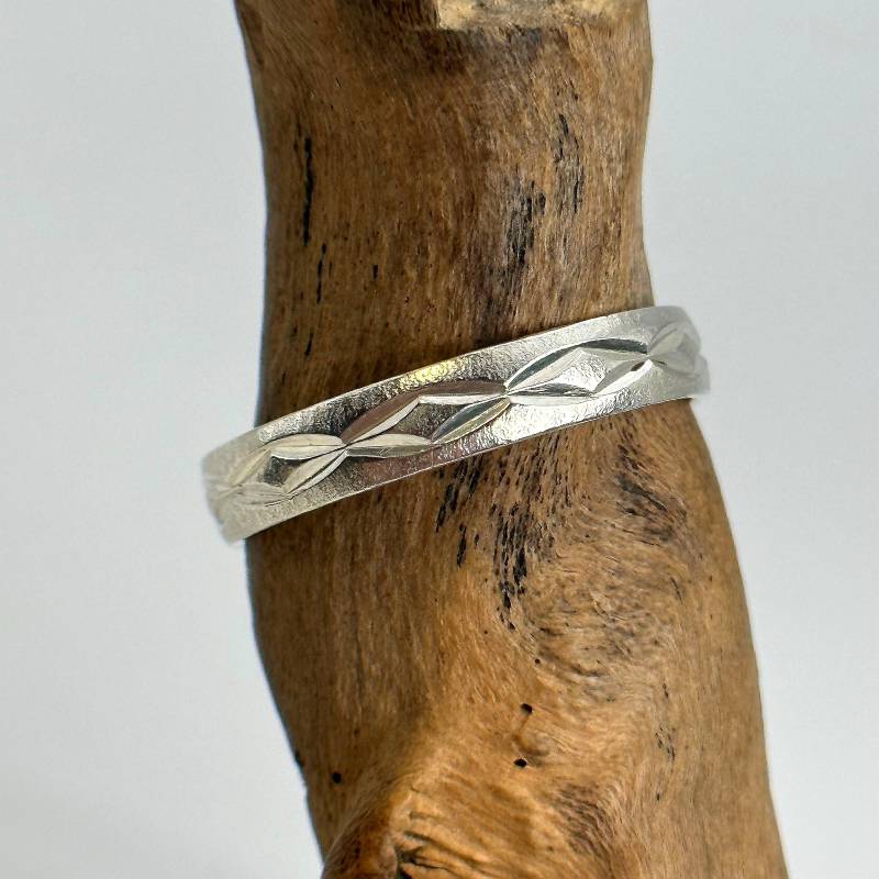 Ring 20, 4 Mm Gr. 64 Design 925Er Silber Vintage Retro Geschenk Silberring Damenring Mädchen Damen Herren Muster von MeineSchmuckliebe