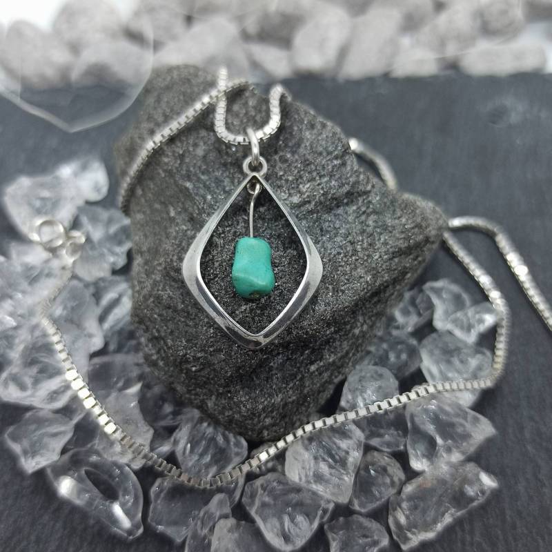 Silberkette 45cm Vintage 925Er Mit Pendel Anhänger Silber Selten Rarität Accessoires Venezianerkette Kette Halskette von MeineSchmuckliebe