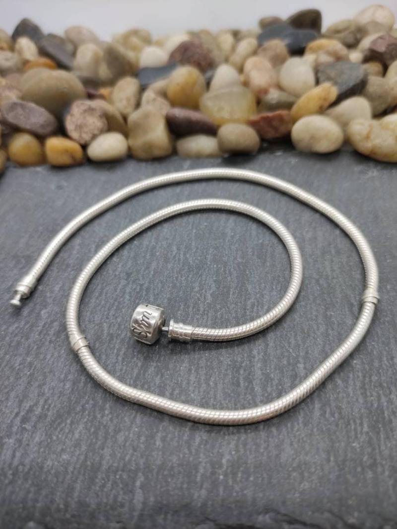 Silberkette Beads 41cm Sim Stars 925Er Silber Charms Kette Halskette Vintage Style Geschenk Damen von MeineSchmuckliebe