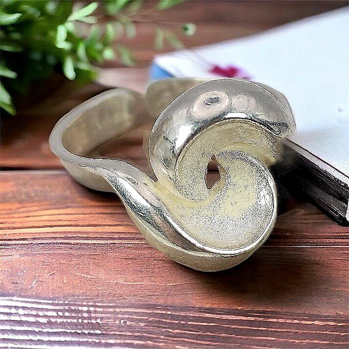 Silberring 17, 2 Mm Gr. 54 Damenring Verstellbar Ring 835Er Silber Vintage Patina Geschenkidee Damen Schmuck Retro von MeineSchmuckliebe