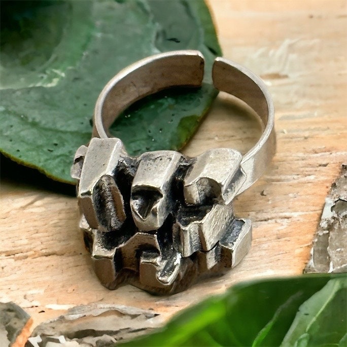 Silberring 17, 5 Mm Gr. 55 Damen Verstellbar Design Ring 835Er Silber Vintage Accessoires Geschenk Damering von MeineSchmuckliebe