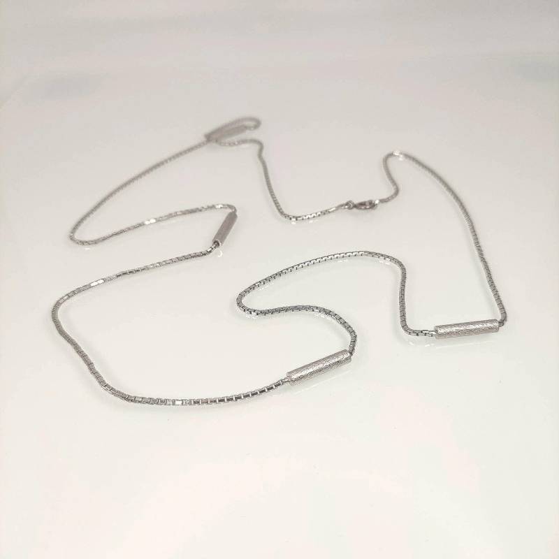 Venezianerkette 80, 5cm Silberkette 835Er Silber Vintage Design Kette Patina Geschenkidee Damen Halskette Schmuck Retro von MeineSchmuckliebe