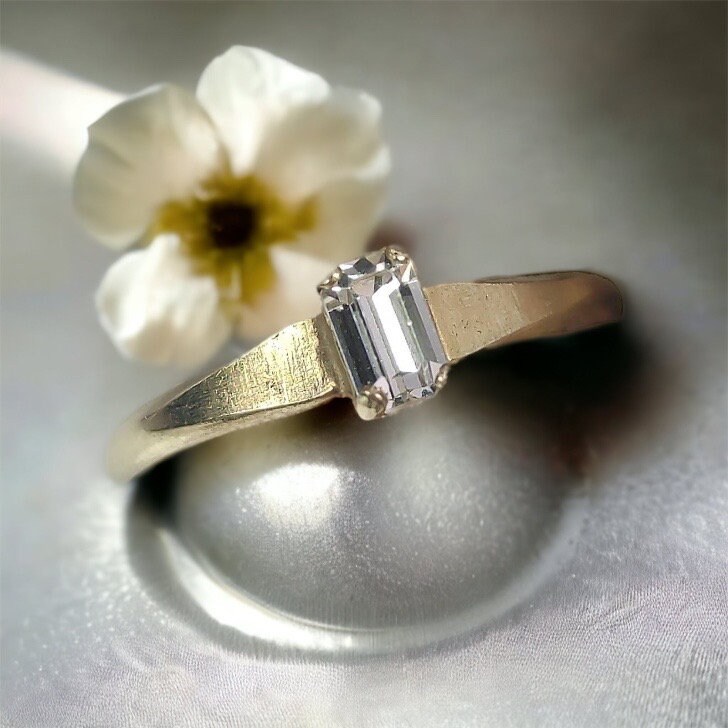 Zarter Ring 17, 9 Mm Gr. 56 Vintage 925Er Silber Damenring Silberring Zirkonia Geschenk Damen Retro von MeineSchmuckliebe