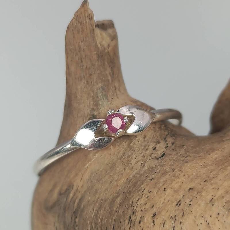 Zierlicher Ring 16, 6 Mm Gr. 52 Vintage 925Er Silber Damenring Silberring Zirkonia Geschenk Damen Retro von MeineSchmuckliebe