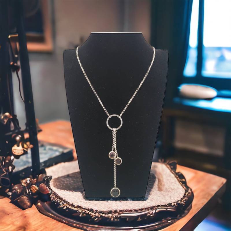 stilvolles Silber Collier 925Er Silberkette 41, 5cm Edel Optik Hochwertig Vintage Zirkonia Damen Kette Halskette von MeineSchmuckliebe