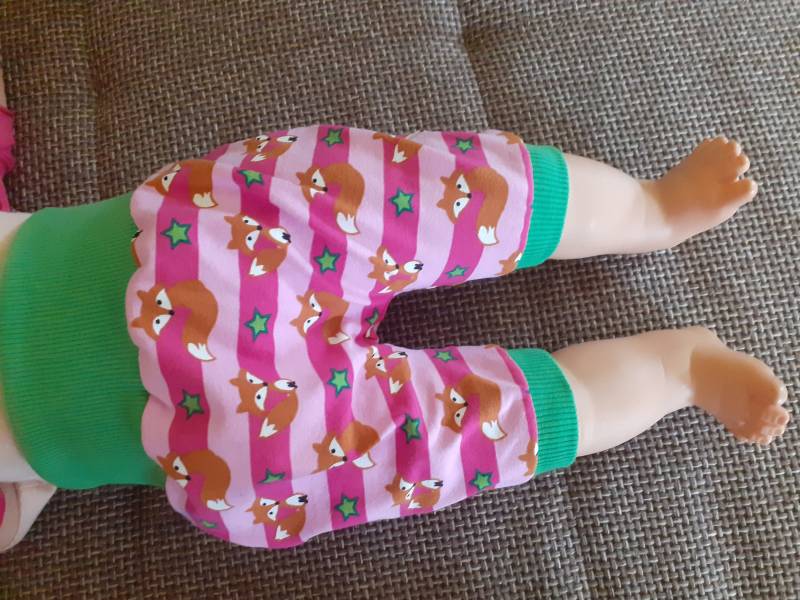 Kurze Pumphose Gr. 56/62 Fuchs von MeineZwergenstube