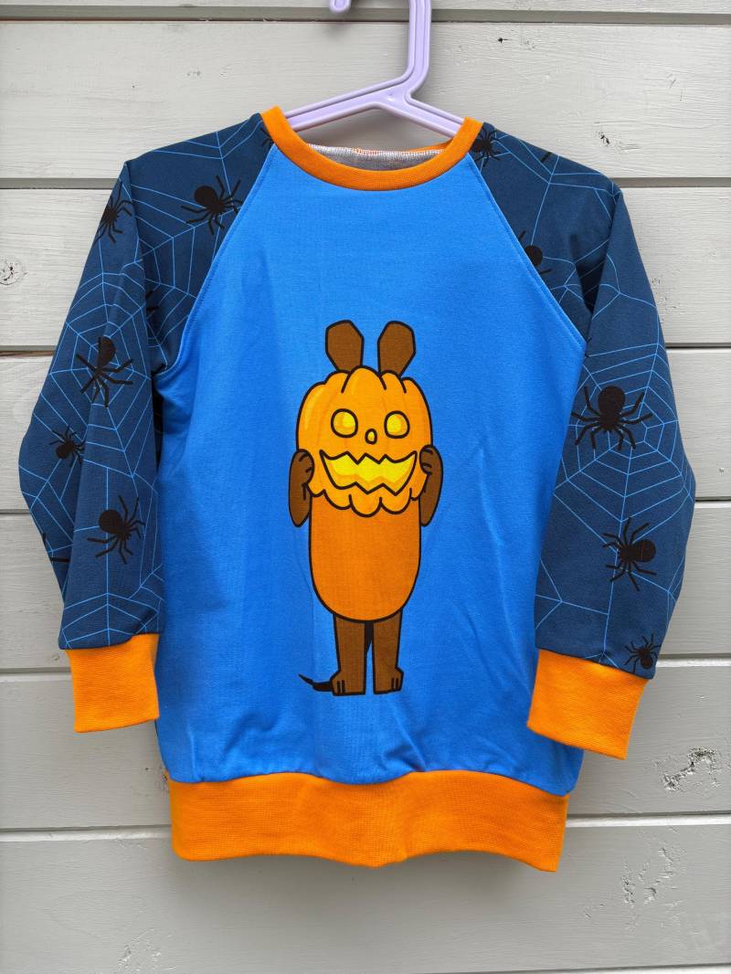 Pullover Maus 110/116 von MeineZwergenstube