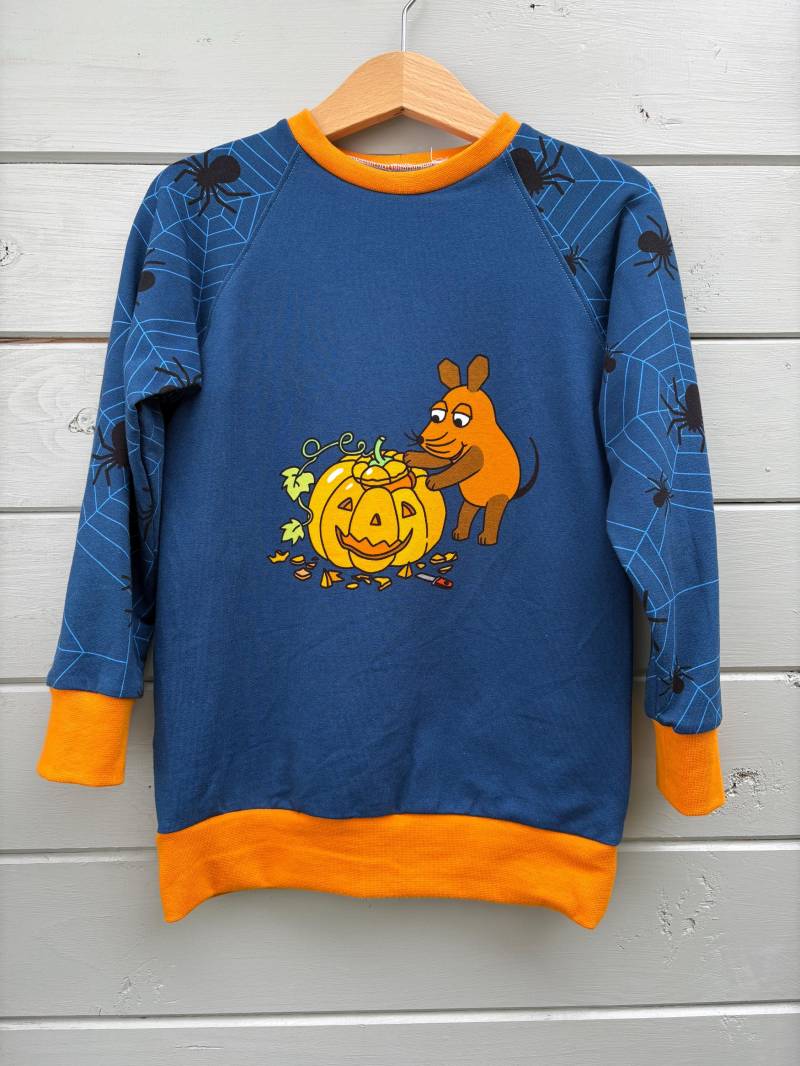 Pullover Maus 110/116 von MeineZwergenstube