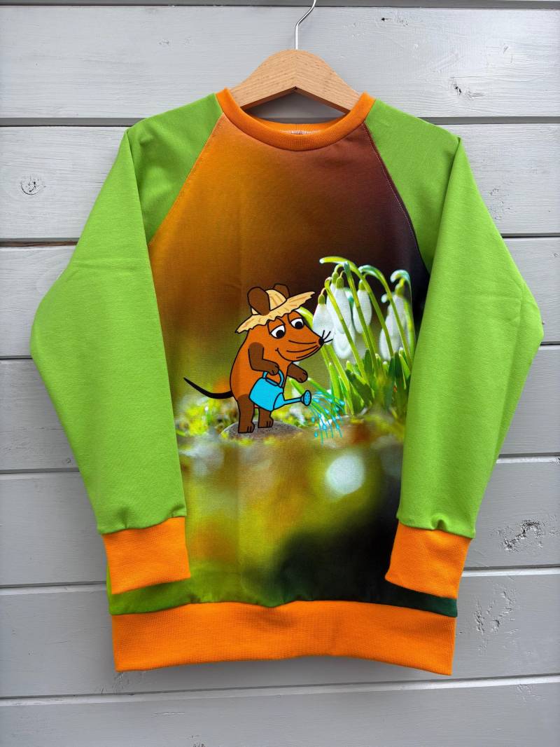 Pullover Maus 122/128 von MeineZwergenstube