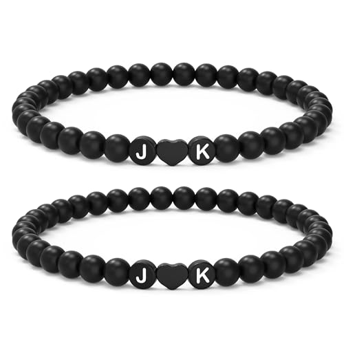 Partner Geschenke | Pärchen Armbänder | Geschenk für Freundin | Armband Mit Buchstaben | Couple Geschenke von Meinearmbänder