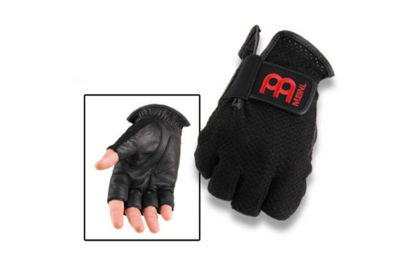 Meinl Percussion Arbeitshandschuhe (Drummer Handschuhe MDGFL-M medium ohne Finger, Zubehör für Drums, Image Wear Drums) Drummer Handschuhe MDGFL-M, medium, ohne Finger - Merchandise von Meinl Percussion