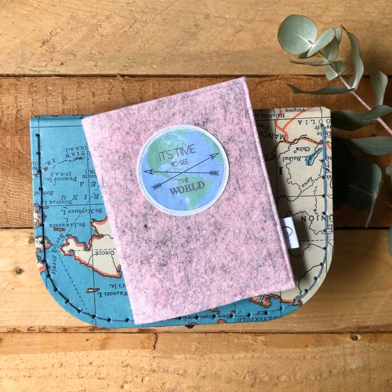 Rosane Reisepasshülle - Travel | Passhülle Aus Filz Für Deine Nächste Reise von MeinuDein
