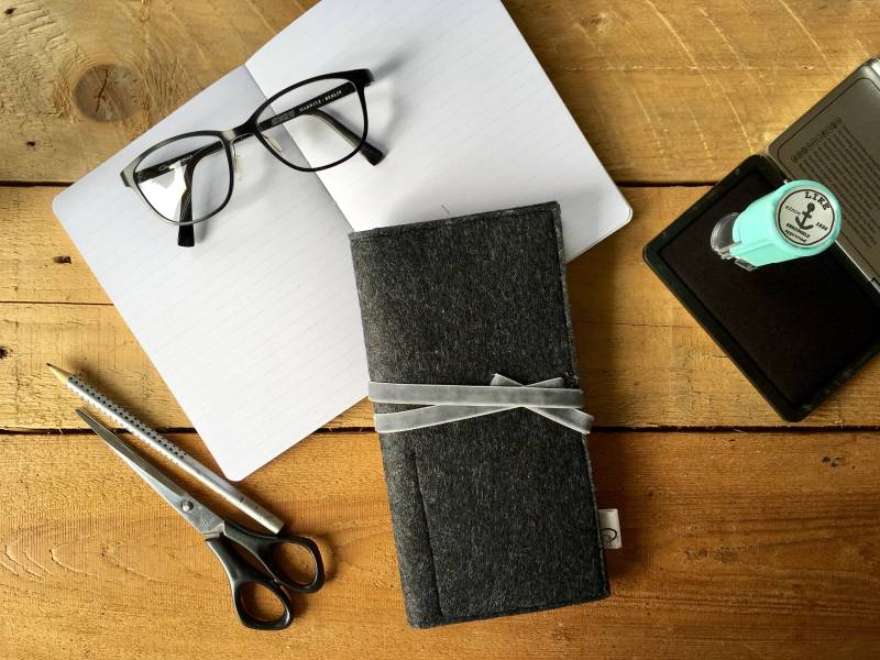 stifte Etui - Anthrazit von MeinuDein