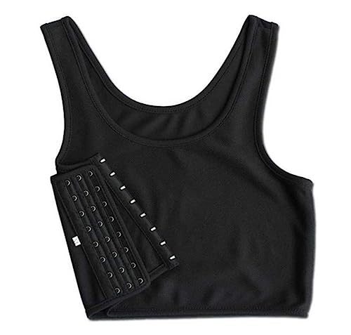 Meisijia Chest Binder Unterwäsche Tanktops Bandage Trans Breathable Side Haken Bustier BH von Meisijia