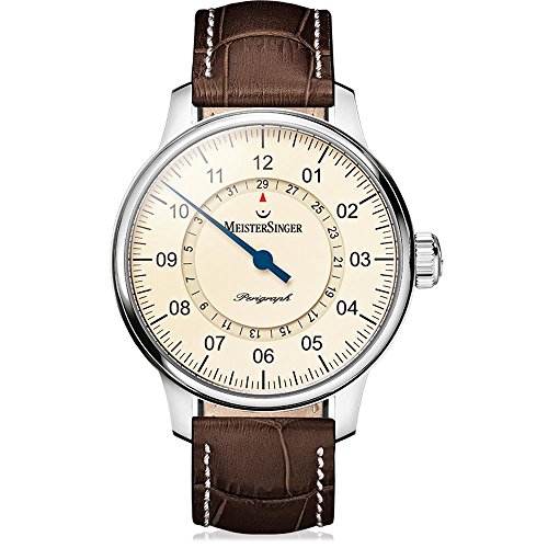 MeisterSinger Herren Klassiker Plus Perigraph Automatik Elfenbein AM1003 von MeisterSinger