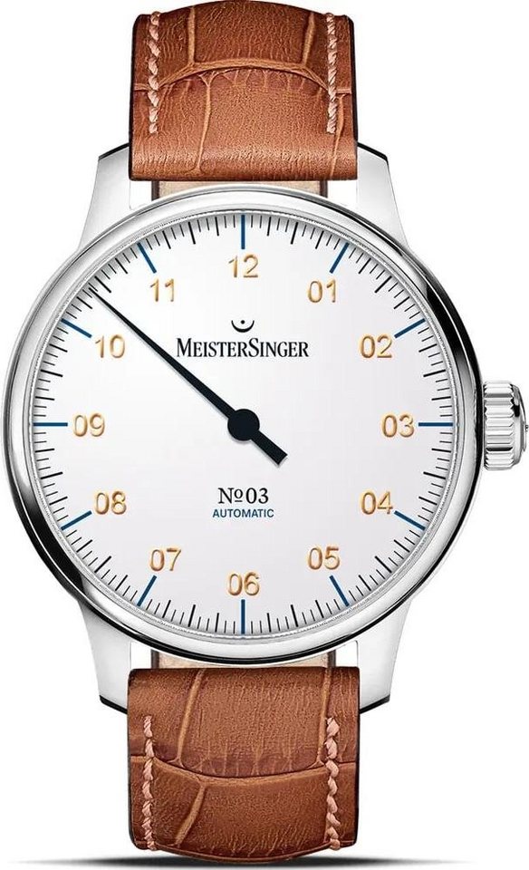 Meistersinger Automatikuhr MeisterSinger N° 03 AM901G Herren Automatikuhr von Meistersinger