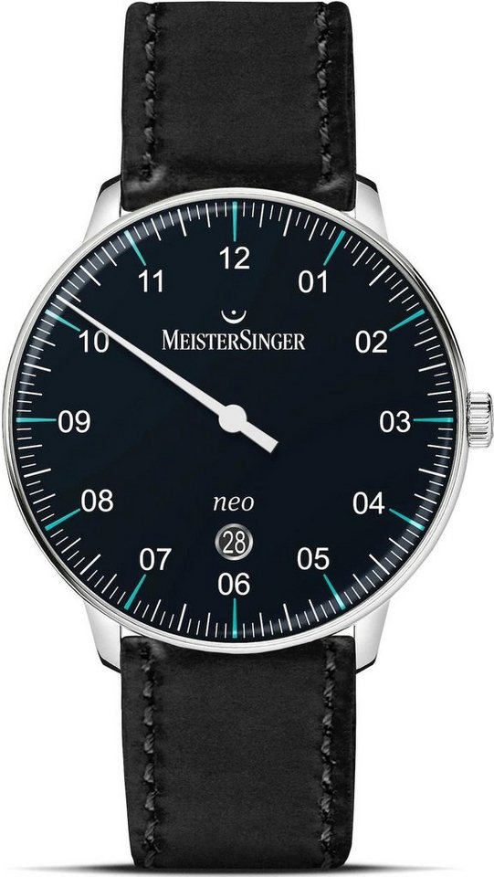 Meistersinger Automatikuhr MeisterSinger Neo Plus NE402T Herren Automatikuhr von Meistersinger