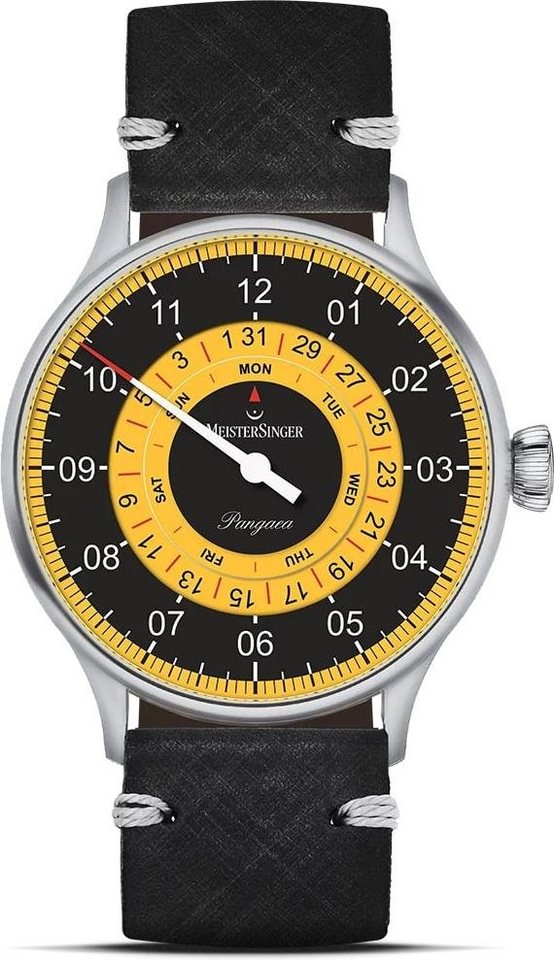 Meistersinger Automatikuhr MeisterSinger Pangea S-PDD9Z25/B Herren Automatikuhr von Meistersinger