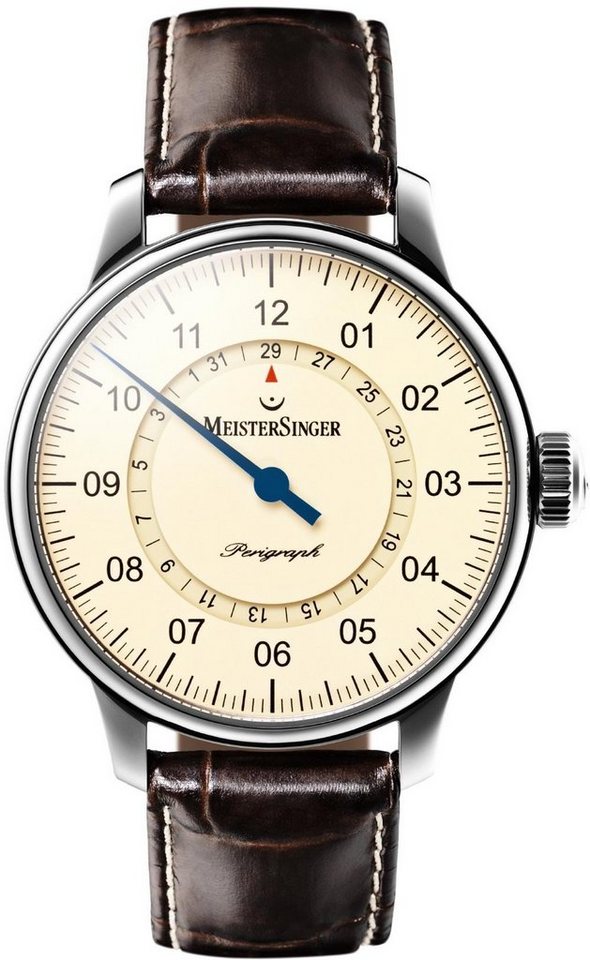 Meistersinger Automatikuhr MeisterSinger Perigraph AM1003 Herren Automatikuhr Zeitloses Design, Zeitloses Design von Meistersinger